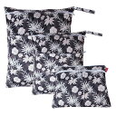 【送料無料】Damero ウェットバック(防水バッグ) 3点セット 着替え お風呂用品 水着 タオル オムツ おしりふき入れ 外出・スポーツ・旅行用(S+M+L...