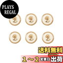 【送料無料】WIICOYK レディース ボタン ローズ柄 黒 白 ボタン ゴールド縁 シャネル風 飾りボタン 洋服 コート用 交換 修理 エレガントな薔薇模様 DIY用品 手作り アクセサリーパーツ 工芸品 チャーム 17mm または 22mm 6個セット (白17mm/6個入り)