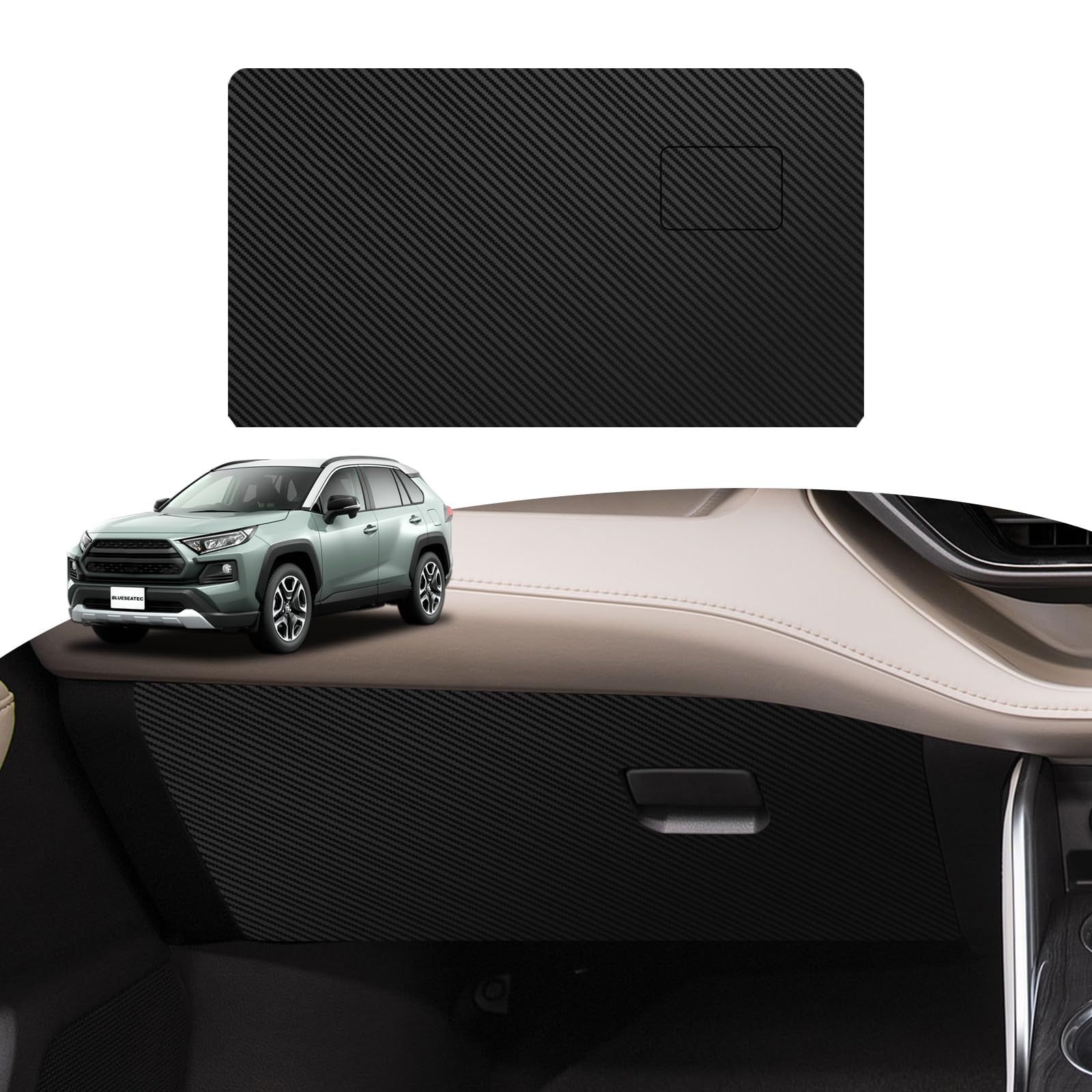 【送料無料】BLUESEATEC ドアキックガード 適合 トヨタ RAV4 50系 ドアキックマット 2019年4月-現行 ド..