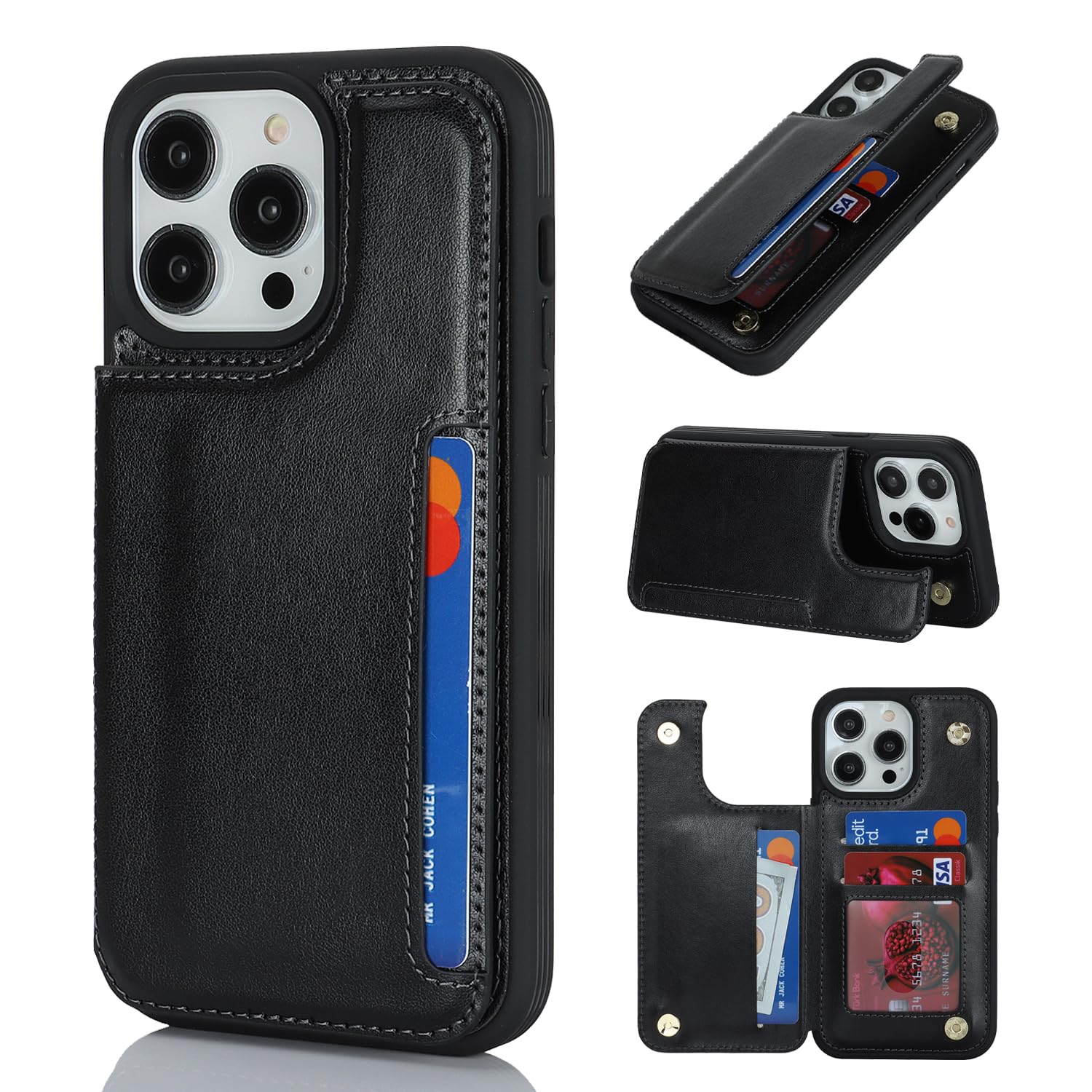 【送料無料】Sailortech iPhone 14 Pro Max 背面ケース 翻盖型 アイフォン14 Pro Max ケース アイフォン14 Pro Max カバー 財布背面手机 手帳ケース 収納付き 磁気クラスプ 小銭入れ IC カード収納 財布型 実用 横置き機能 防塵 量 落下防止 iPhone14 Pro Max ケース