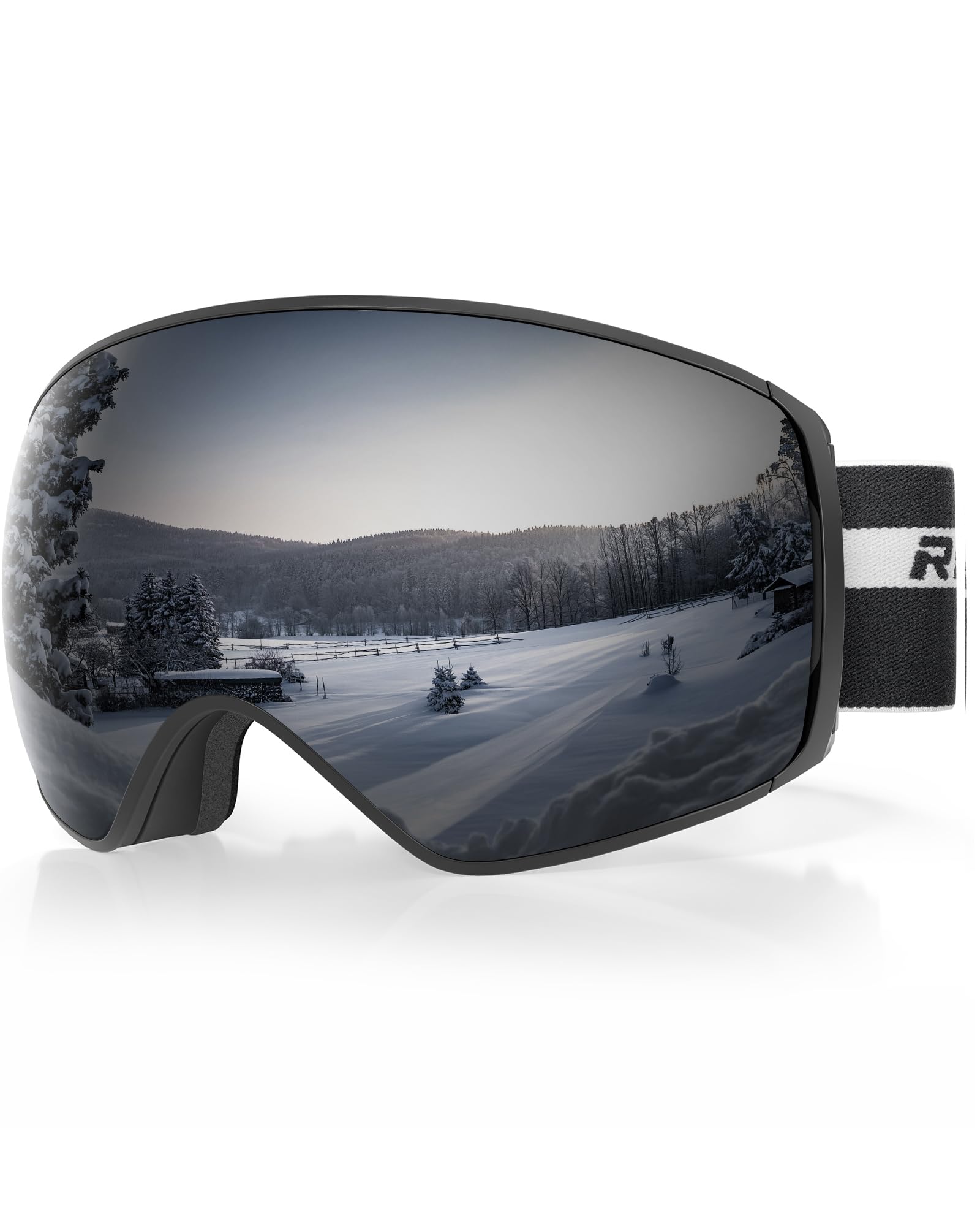 【送料無料】[RIOROO] スキーゴーグル スノーボード ゴーグル 二層磁気 ゴーグル スキー 着脱可能レン..