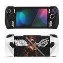 【送料無料】PlayVital ROG Allyモデルに対応用カスタム保護ステッカーシール、ROG Allyハンドヘルドゲーミングコンソールに対応用カスタムビニールステッカースキン【炎の召喚】