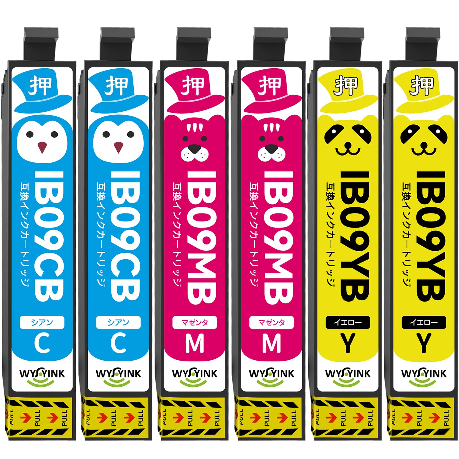 【送料無料】【WYFYINK】Epson エプソン用 IB09CB IB09MB IB09YB 互換 インク IB09 PX-M730F PX-S730 電卓 3色 マルチパック IB09CL4B 大容量 インクカートリッジ 取扱説明書付き 残量表示対応