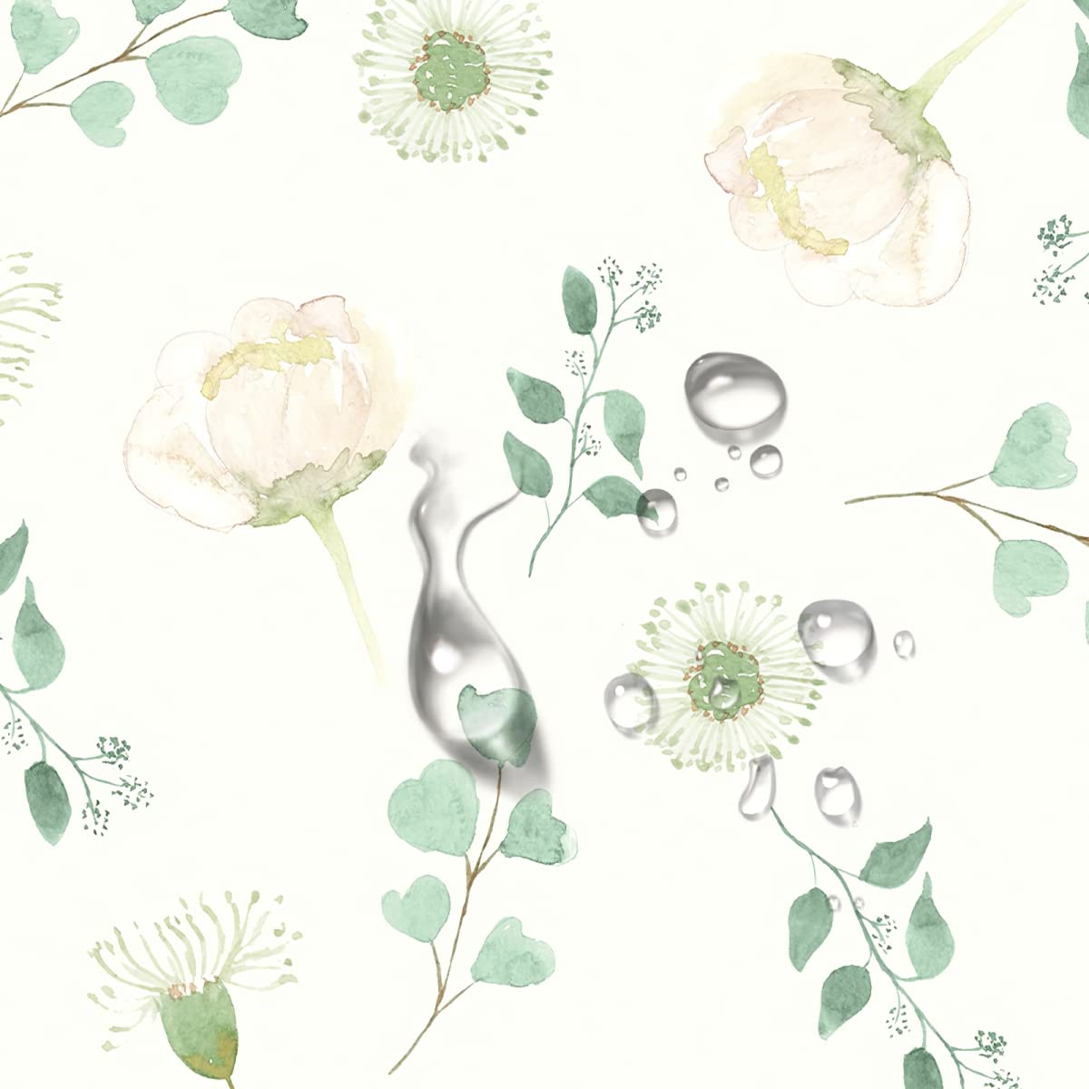 【送料無料】Juangfia 壁紙シール 花柄 剥がせる 壁紙 防水 リメイクシート キッチン 壁紙シート カッティングシート リフォームシート DIY ウォール ステッカー 10m