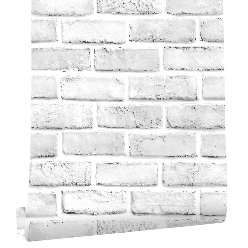 【送料無料】Juangfia 壁紙 シール 剥がせる 防水 リメイクシート おしゃれ レンガ調 キッチン 壁紙シート カッティングシート リフォームシート DIY ウォール ステッカー 北欧風 10m