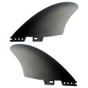 【送料無料】Krovat FCS2 対応 サーフボード用 ツインフィン K2 TWIN KEEL グラスファイバー ショートボード ミッドレングス 汎用 2枚 セット