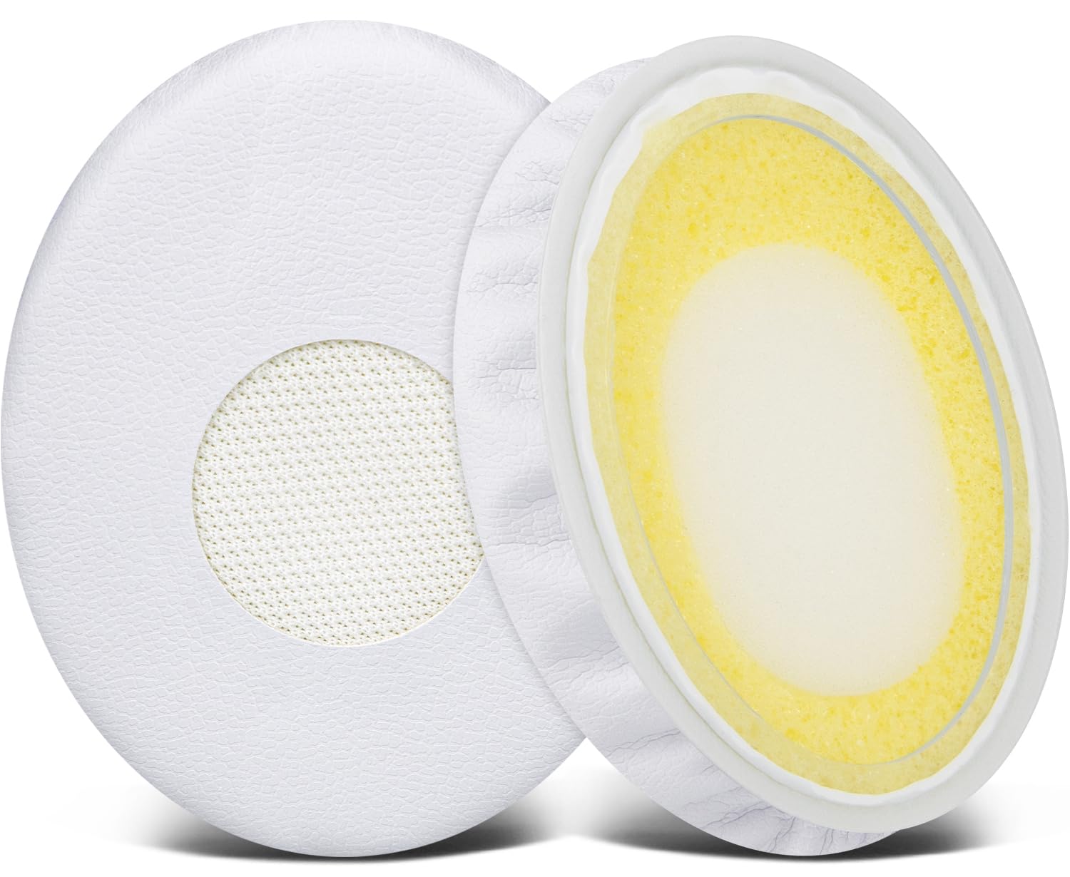 【送料無料】SOULWIT イヤーパッド イヤークッション Sennheiser HD239 HD238 HD231 HD229 HD228 HD220 HD219 HD218 用 ヘッドホン パッド ゼンハイザー 用 交換パッド ノイズアイソレーションフォーム - ホワイト