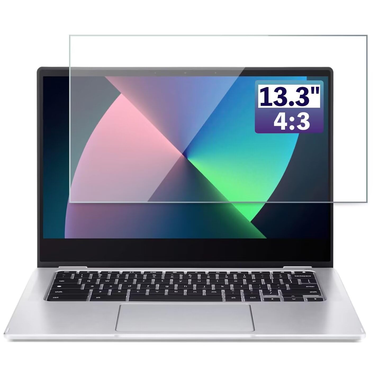 【送料無料】GFCFILM 13.3インチ 4:3 向け ブルーライトカットフィルム [9H高硬度] パソコン保護フィルム 指紋防止 気泡レス加工 抗菌 PC保護シート 透明 光沢