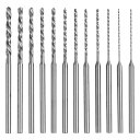 【送料無料】Kimlonton ミニツイストドリルビット 小径ドリル 0.5mm〜2.0mm 12種入りセット 標準コレット シャフト径2.35mm ハンドドリ...