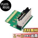 【送料無料】NFHK PCI-E Slimline SAS 4.0 SFF-8654 8i 74ピン → SFF-8654 74ピン オス→メス 延長アダプター 角度付きテストツール