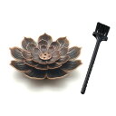 【送料無料】ZiSyouMa お香立 線香立て お香立て 香炉 蓮の花 3層 線香皿 仏壇用皿 香台 お香入れ インセンススティックホルダー 癒やし 香炉 多孔...