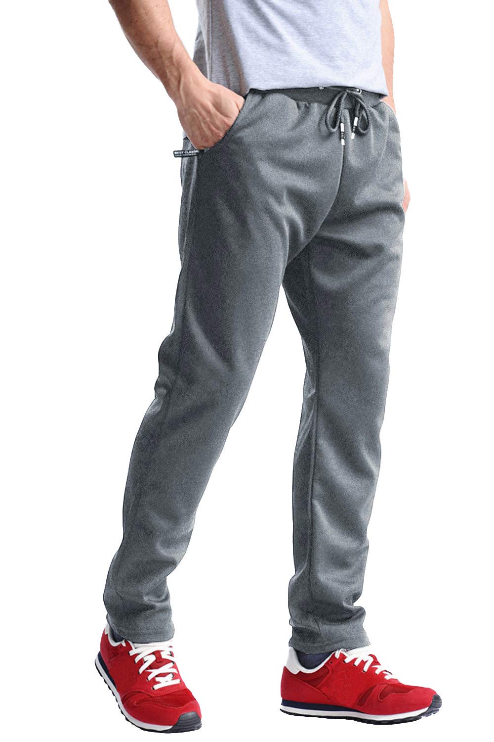 【送料無料】[KEFITEVD] スエットパンツ メンズ 綿 ランニングウェア ファッション ロングパンツ 筋ト..