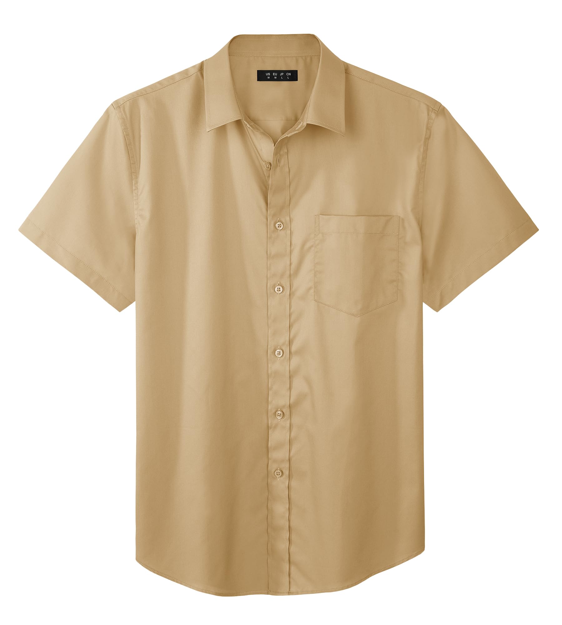 【送料無料】[KEFITEVD] yシャツ メンズ ゆったり ワ-クシャツ ビジネス 速乾 ポケットシャツ ボタンダ..