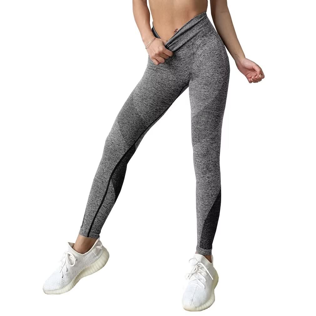 【送料無料】[Sillictor] レディース ヨガ パンツ スポーツ ロング ハイウエスト タイツ スポーツレギンス 【 通気 速乾 美脚 UVカット 】 068gr-S/M