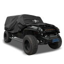 【送料無料】ACROPIX 車体カバー SUV車カバー Jeepに対応 Wrangler JK JL 2ドアに対応 運転席ドア付き ブラック 1個