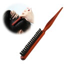 【送料無料】nalaina ロールブラシ ヘアブラシ 豚毛 巻き髪 くし 木製 櫛 ヘアブラシ人気 パドルブラシ へあぶらし レディース メンズ ヘアケア コー...
