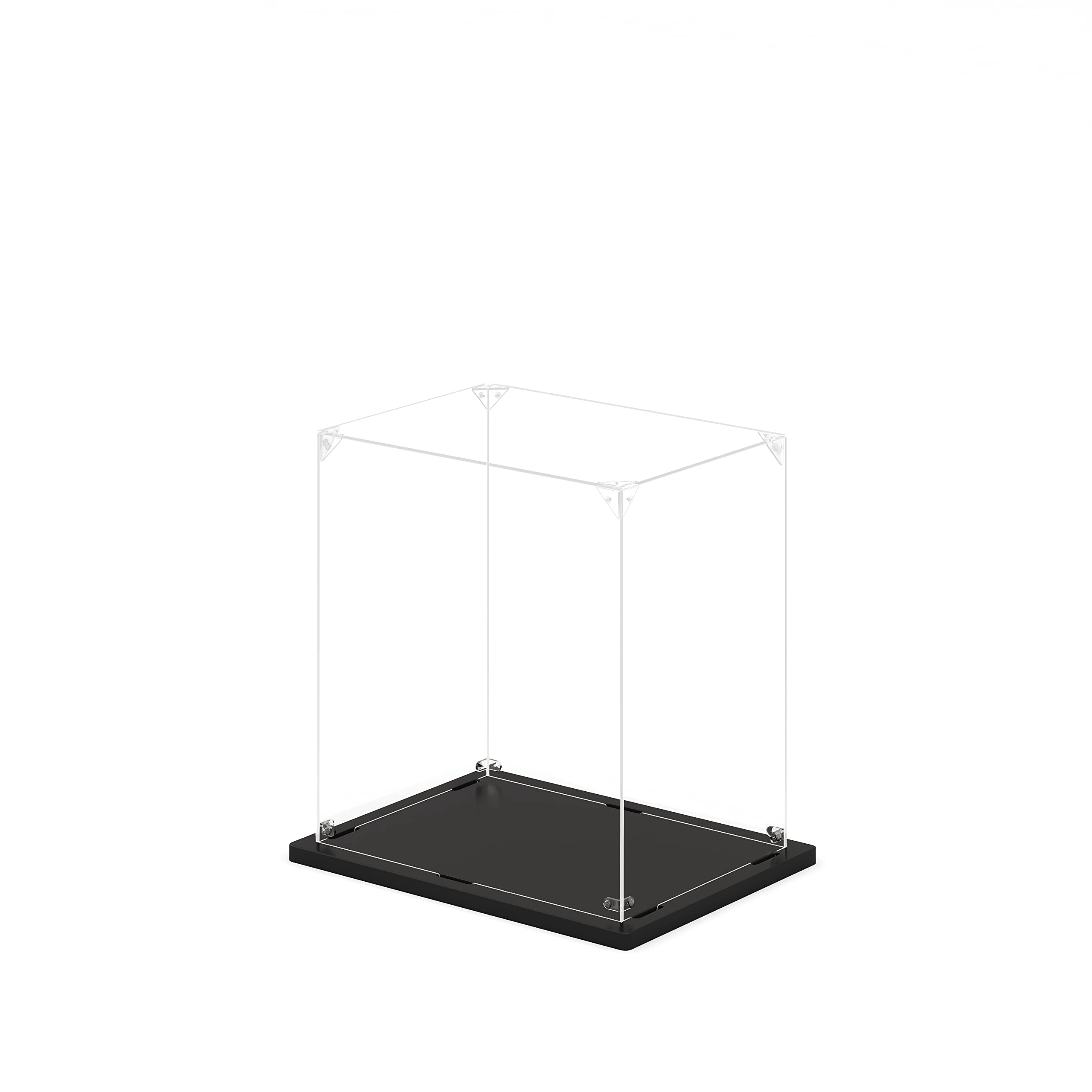 【送料無料】KUKERフィギュアケース アクリルケース UVカット コレクションケース ディスプレイケース 組み立て簡単 頑丈 汚れ防止 手袋 クリーニングクロス付き（20×15×20cm）