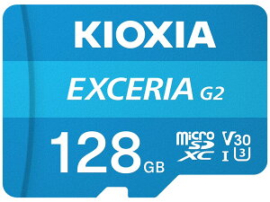 【送料無料】KIOXIA(キオクシア) 旧東芝メモリ microSD 128GB UHS-I U3 V30 Class10 最大読出速度100MB/s 最大書込速度50MB/s 4K対応 Nintendo Switch動作確認済 国内サポート正規品 メーカー5年 KLMEB128G