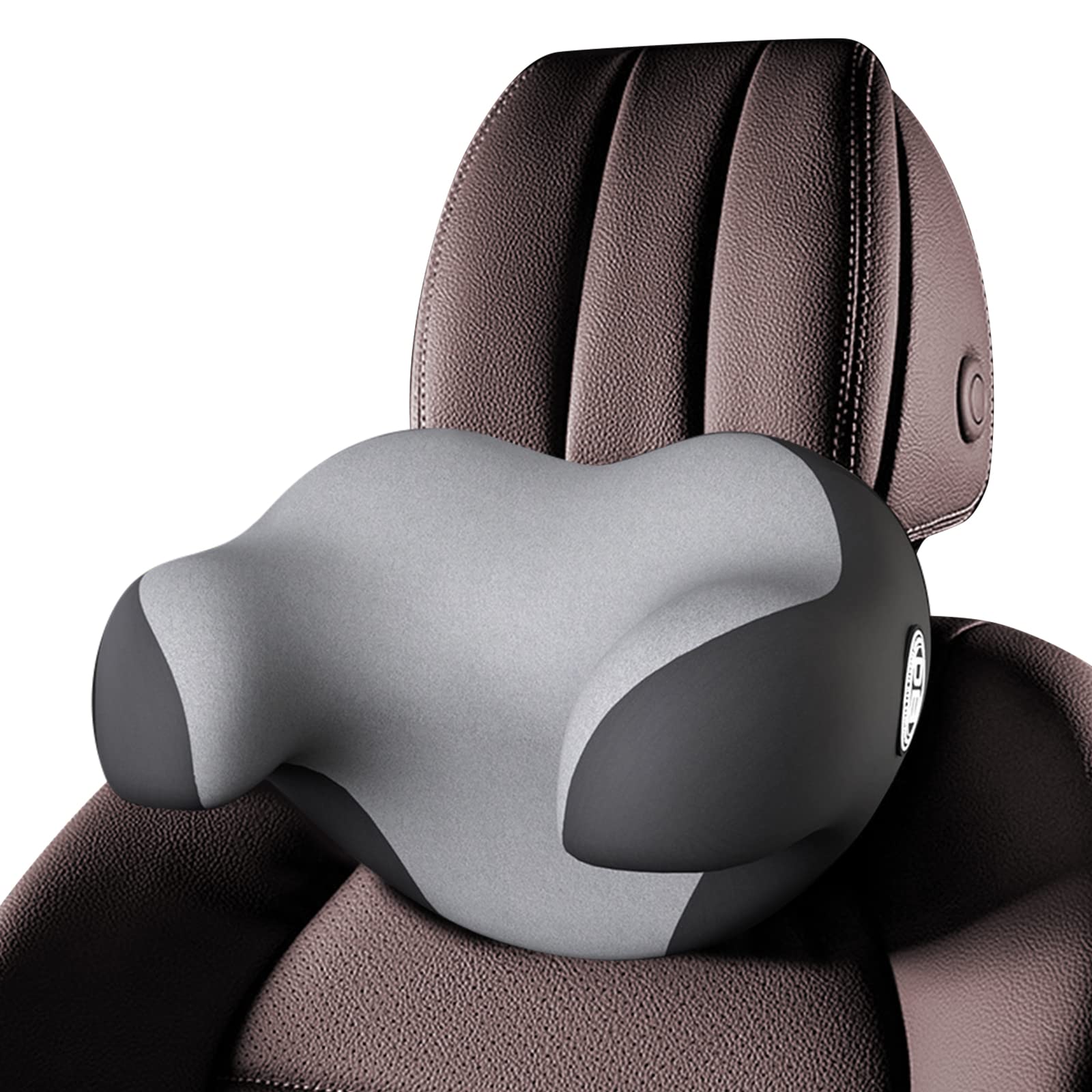 【送料無料】XBERSTAR ネックパッド 車 ネッククッション 車載用 ネックピロー レザー ヘッドレスト 低反発 ネックサポートパッド 頸椎サポート枕 旅行 運転 車内休憩 快適 通気 4シーズン対応の汎用性 (U字枕)