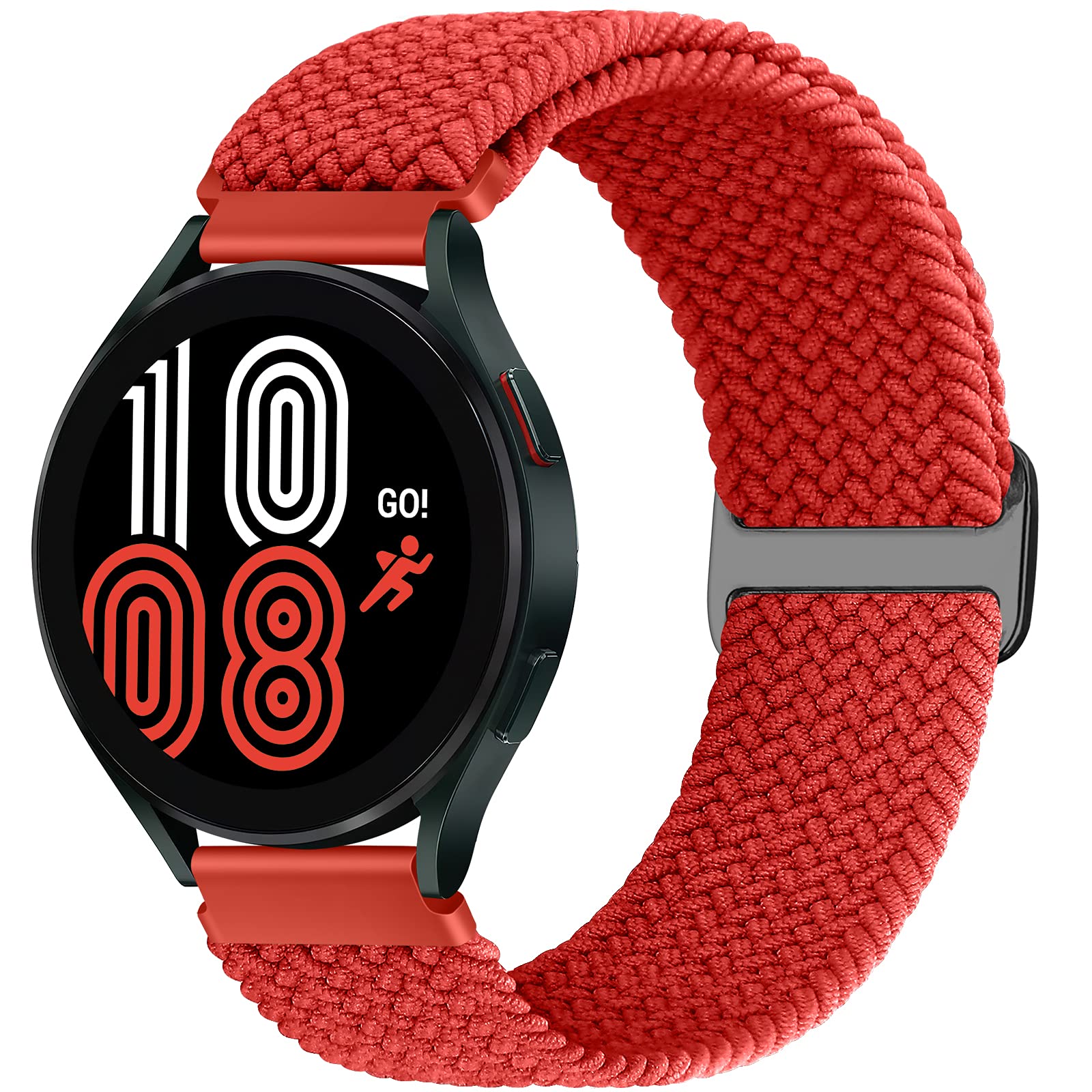 【送料無料】[Huamanlou] スポーツナイロン編組バンド20mm22mmクイックリリース時計バンド交換用ストラップ女性男性用調整