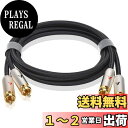 【送料無料】【LCYOUTH】2RCAオス to 2RCAオス RCAオーディオケーブル ステレオ 24k金メッキ 純銅コネクタ ナイロン編組 HiFi 音質 アンプ CDプレーヤー HDTV スピーカ AVアンプ ゲーム機等対応 (2M)