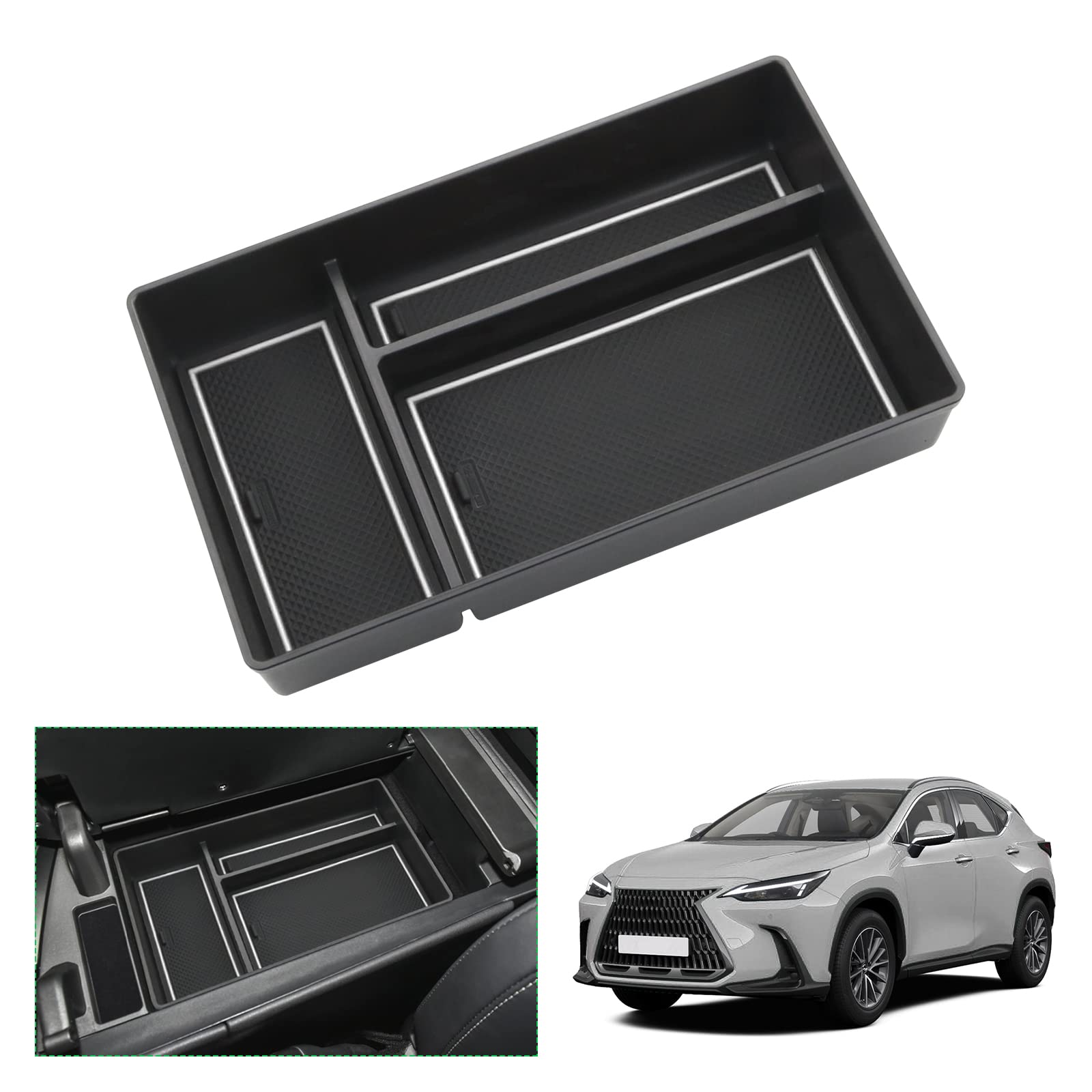 【送料無料】【GAFAT】Lexus レクサス NX 2代目 AZ20型 2021年モデル~現行 専用 車用収納ボックス nx レクサス 20系 収納ボックス 内装パーツ nx 20系 センターコンソールボックス レクサスnx 20系 センターコンソールトレイ NX200 NX250 NX350 NX450h+ 外付コンソールボ