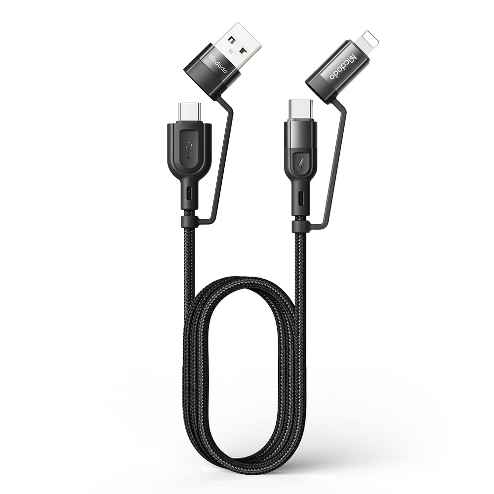 【送料無料】Mcdodo 4in1 充電ケーブル usb c 1.2m ケーブル 3A 急速充電 QC 3.0 P...