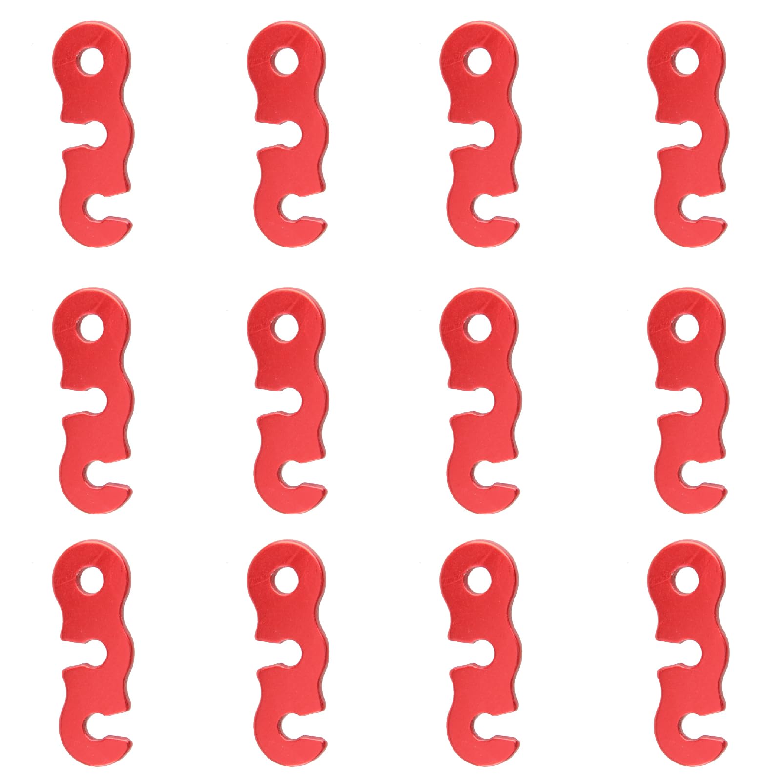 【送料無料】JEELAD アルミ 自在金具 3穴 2穴 ロープテンショナー テント ロープ長さ調整 三角 ロープ張り タープ キャンプ アウトドア ガイラインライナー アクセサリー用