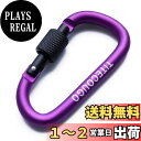 【送料無料】TITECOUGO アウトドア カラビナ おしゃれ 登山 小型 アルミ Dフック 頑丈 ネジロック バンジーコード ブランコ hammocks ハン...