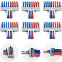【送料無料】差し込みコネクタ, CESFONJER 6個 電気配線 コネクター, 2入力8出力 コンパクトスプライスコネクタ, ワンタッチコネクター(SPL-8...