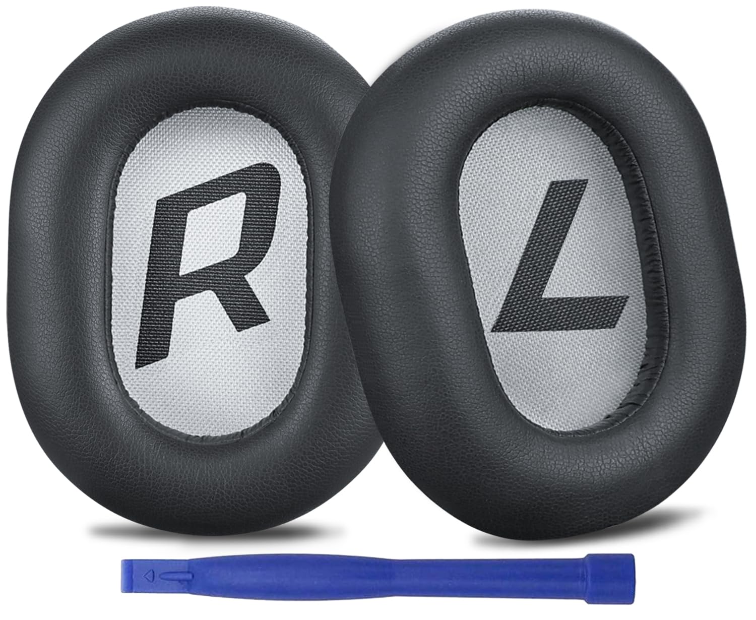 【送料無料】SOULWIT イヤーパッド ヘッドホンパッド for Plantronics BackBeat Pro 2,Voyager 8200 UC 対応 交換用 イヤークッション 交換パッド メモリーフォーム プロテインレザー (濃いグレー)