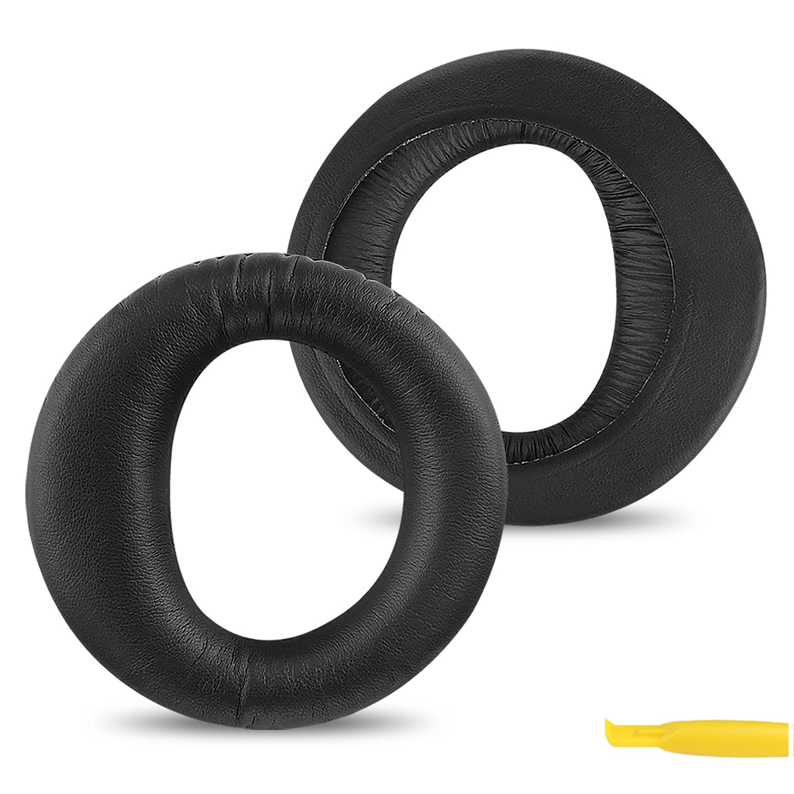 【送料無料】Geekria イヤーパッド QuickFit 互換性 パッド ソニー Sony MDR-DS6000/ 6500/ 7000/ 7100, RF 4000/ 5000/ 6000/ 6500/ 7000/ 7100 ヘッドホンに対応 パッド イヤー/イヤーカップ (プロテインレザー/ブラック)