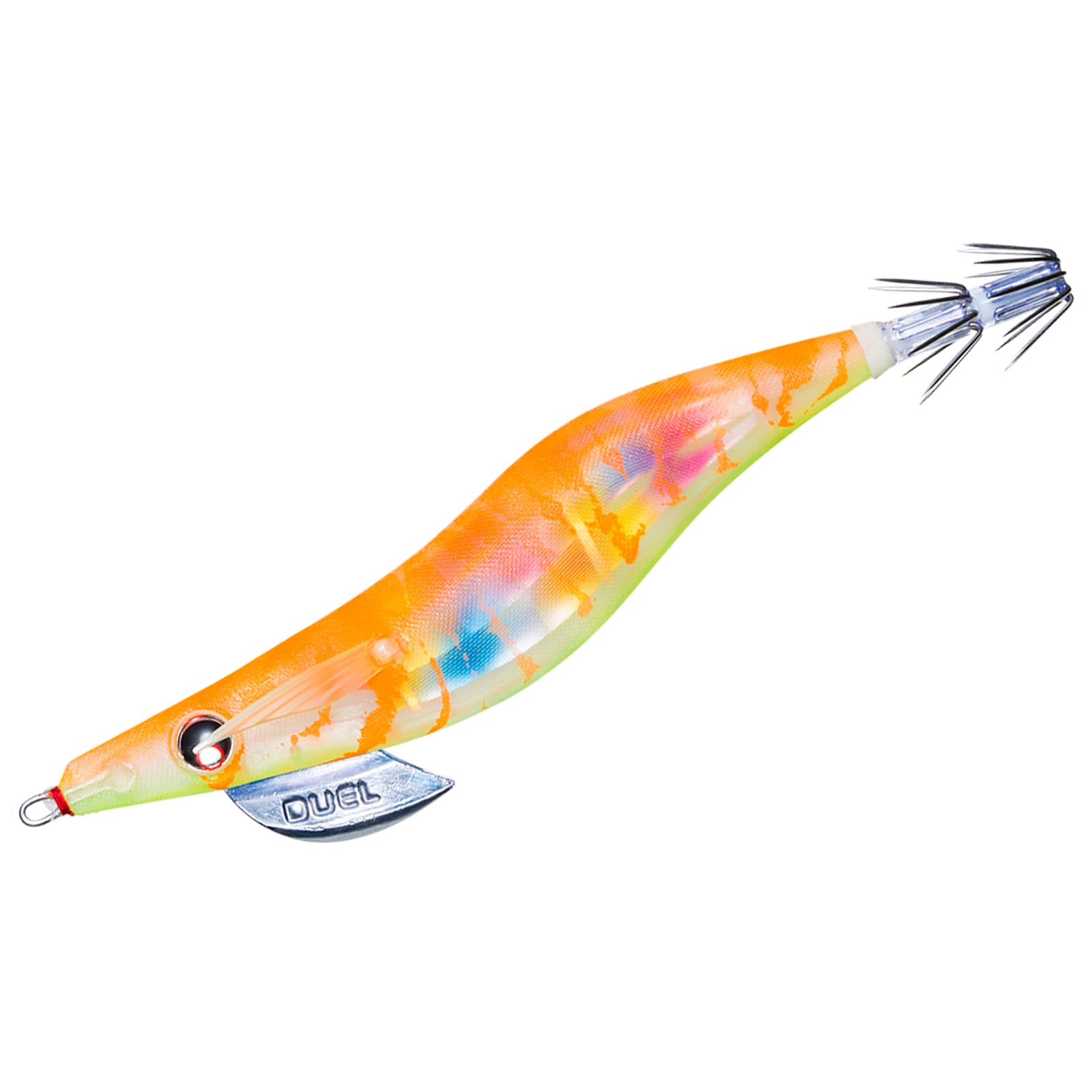 【送料無料】DUEL ( デュエル ) エギ イカ釣り ルアー LQ (レンズ 透明布巻) 【 エギング 釣具 釣り道具 釣り具 餌木 えぎ 仕掛け アオリイカ 】