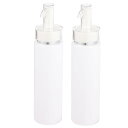 【送料無料】Frcolor ポンプボトル 200ml 小分けボトル ボトル シャンプーボトル PET製 詰替え容器 ドロップポンプ瓶 大容量 2本入