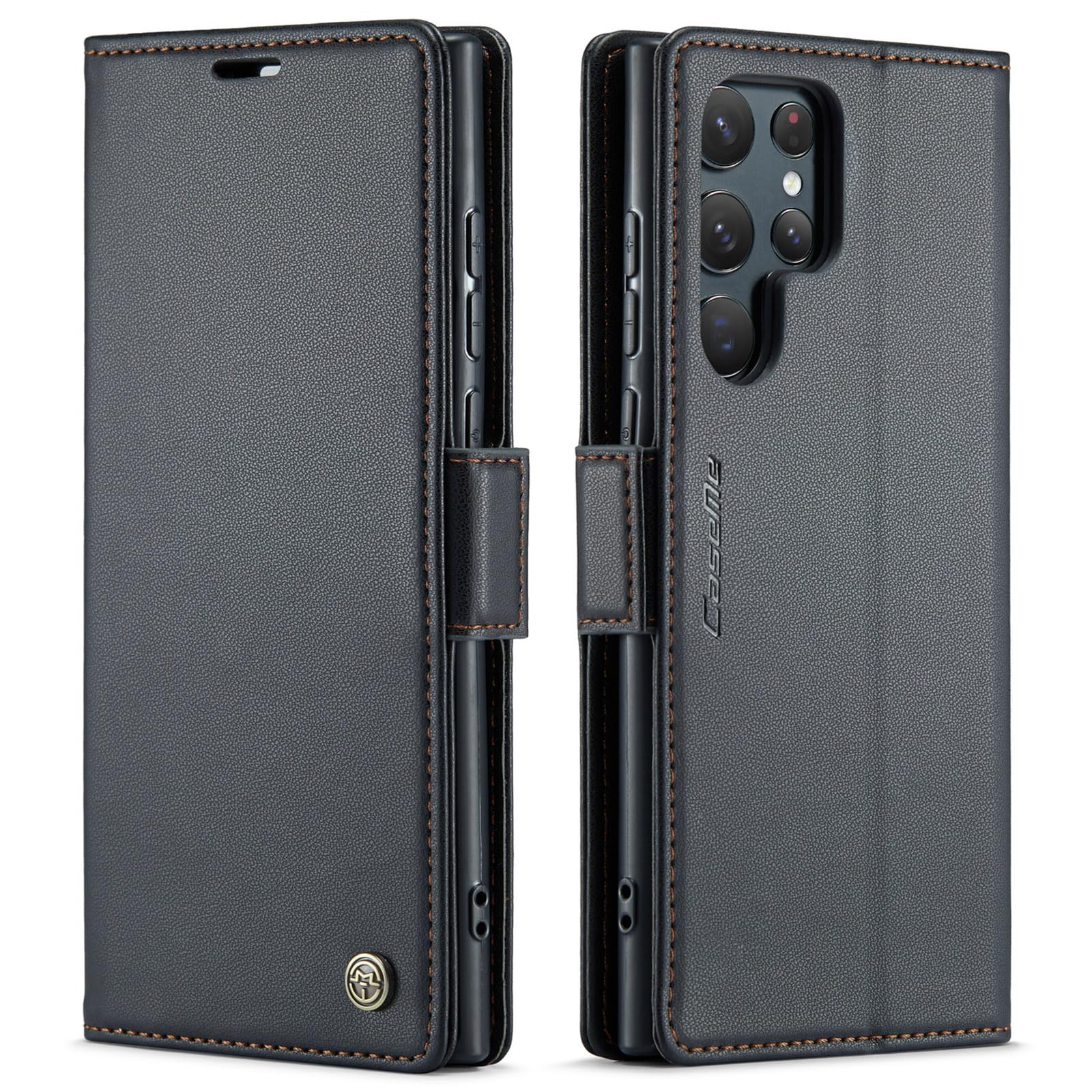 【送料無料】QLTYPRI 対応 Galaxy S22 Ultra ケース 手帳型 ギャラクシー S22 Ultra SC-52C SCG14 手帳型ケース PUレザー カード収納 スマグネット式 財布型 耐衝撃 全面保護 スマホケース スタンド機能付き ワイヤレス充電対応 ストラップホール付き Galaxy S22 Ultra