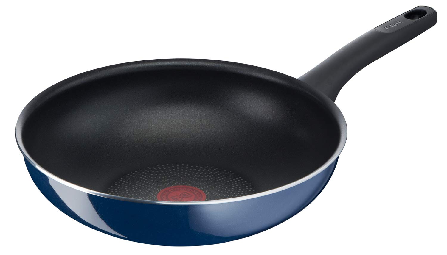 【送料無料】ティファール 炒め鍋 28cm 深型 中華鍋 ガス火対応 「ロイヤルブルー・インテンス ウォックパン」 こびりつきにくい ブルー D52119