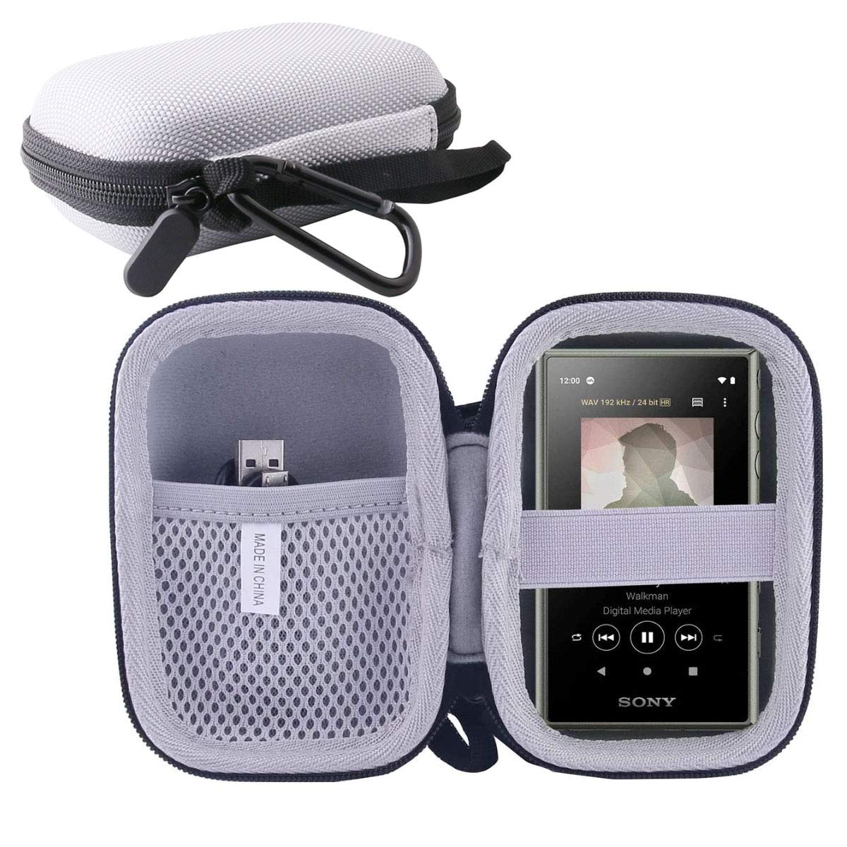 【送料無料】ソニー SONY NW-A105/ A106/A107 ウォークマン 専用収納ケース-WERJIA.JP (グレー)