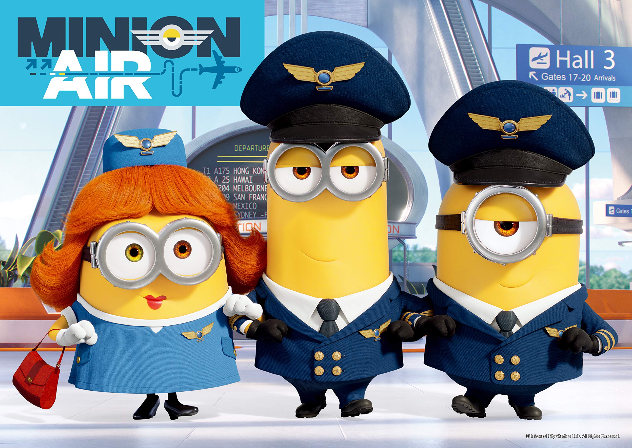 【送料無料】エポック社 108ピース ジグソーパズル ミニオンズ ミニオン エアー (18.2×25 ...