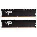 【送料無料】Patriot Memory Signature Premium Line Series DDR4 3200MHz PC4-25600 32GBキット (2 x 16GB) デスクトップ用メモリ ヒートシンク付 PSP432G3200KH1