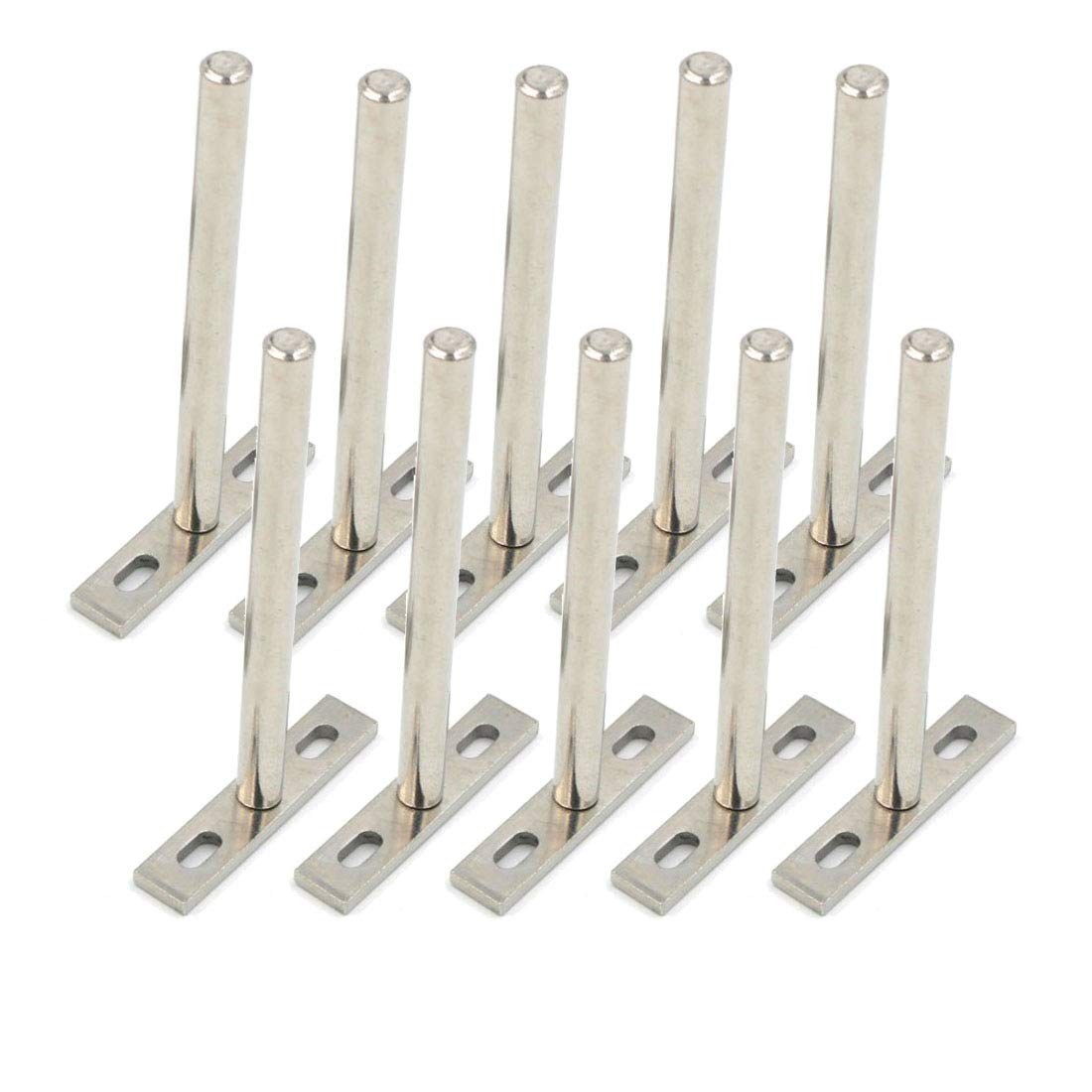 【送料無料】LUCKYBEE 70mm x 123mm 5" ブラケット 金具 棚受け フローティング 隠し 差し込みタイプ ..