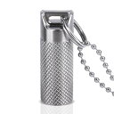 【送料無料】Opret ピルケース ニトロケース 携帯 チタン製 ニトロ入れ 薬入れ キーホルダー ペンダント ネックレス コンパクト 防水 錆びない おしゃれ...