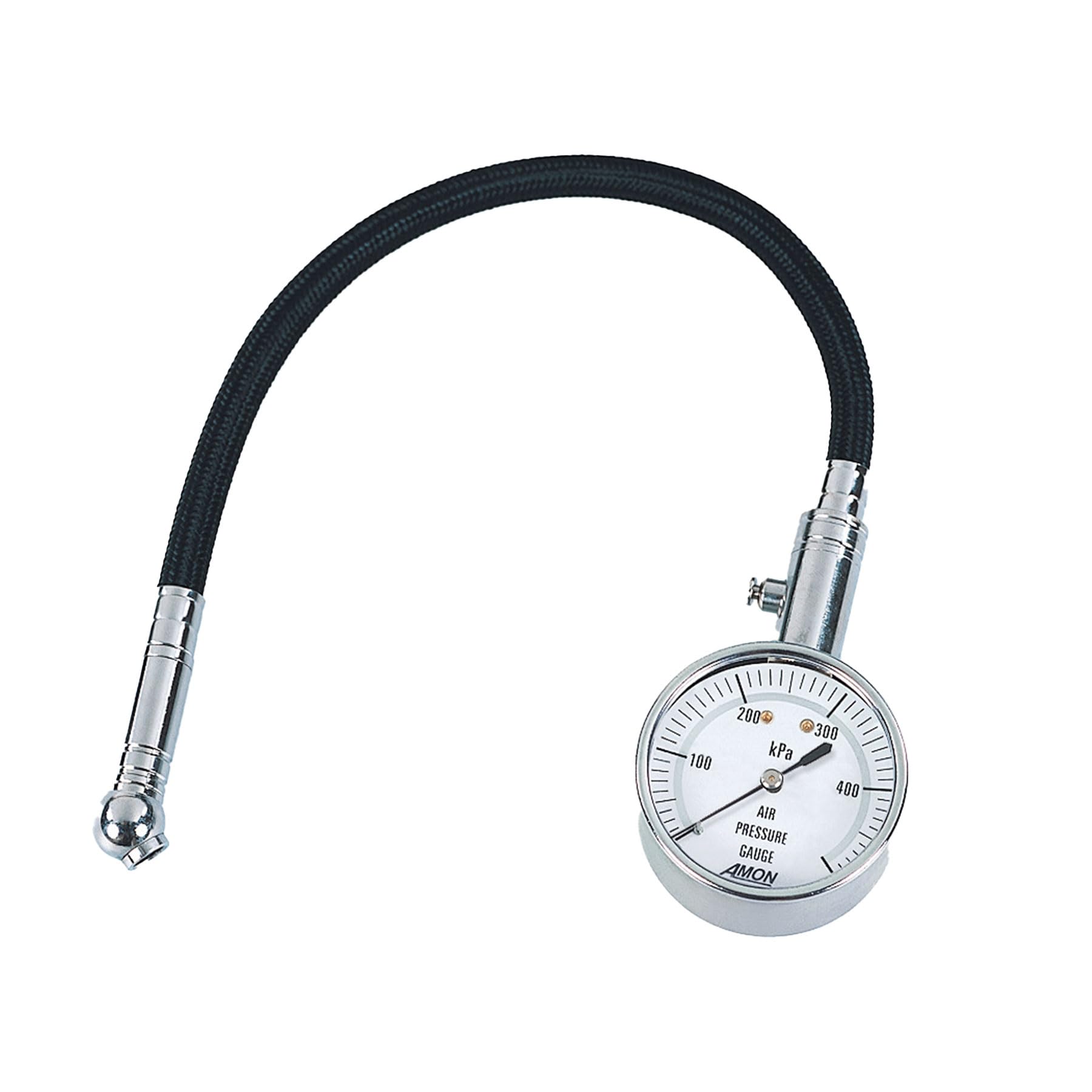【送料無料】【.co.jp限定】エーモン(amon) エアゲージ ホース付 タイヤゲージ 空気圧 最大測定値500kPa ケース付 4949
