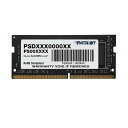 【送料無料】Patriot Memory DDR4 2666MHz PC4-21300 8GB SODIMM ノートパソコン用メモリ PSD48G266681S