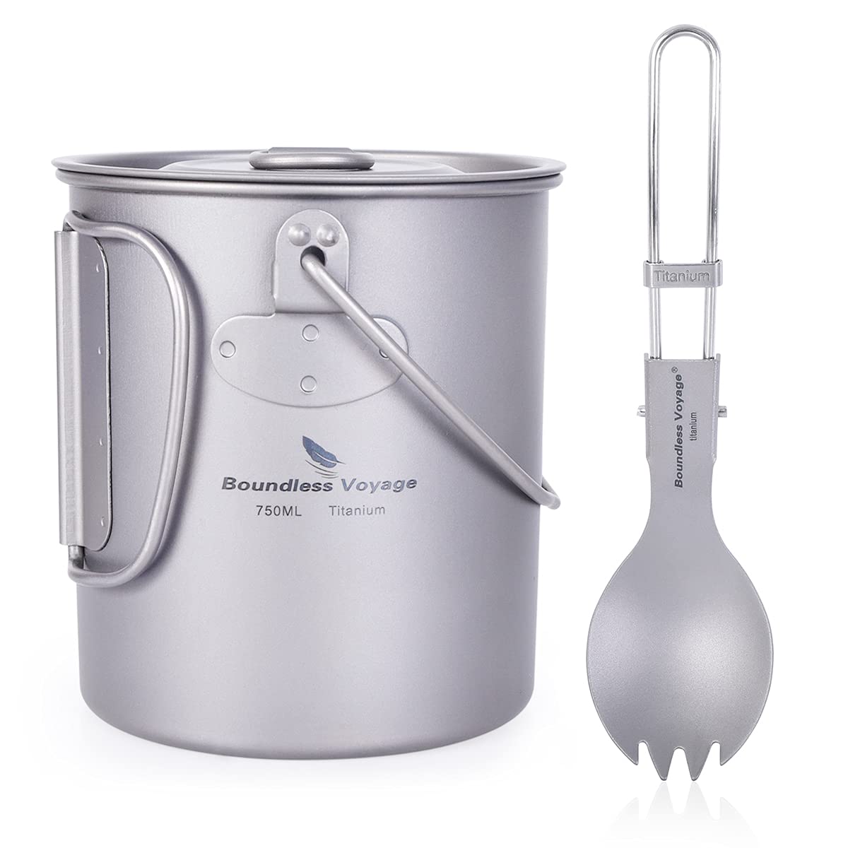 【送料無料】Boundless Voyage チタン マグカップ 750ml チタンクッカー 調理【直火可】Ti 軽量コンパ..