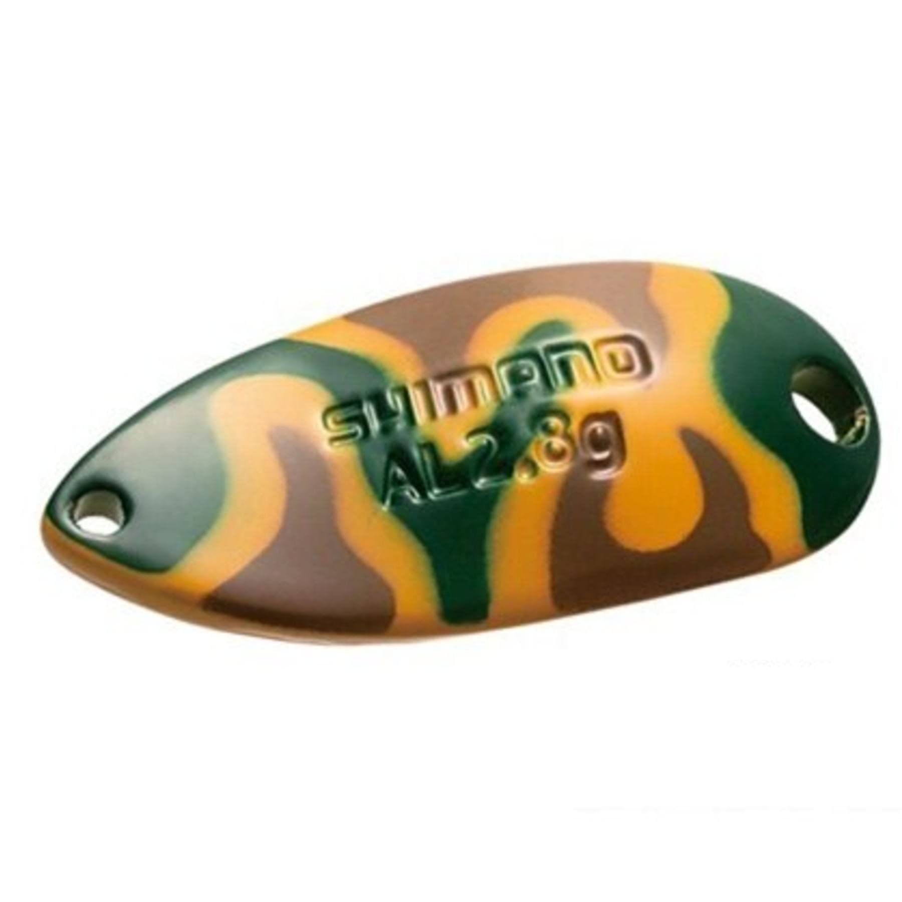 【送料無料】シマノ(SHIMANO) スプーン カーディフ アルミロール 2.8g TR-R28R 24T カラシグリーンカモ
