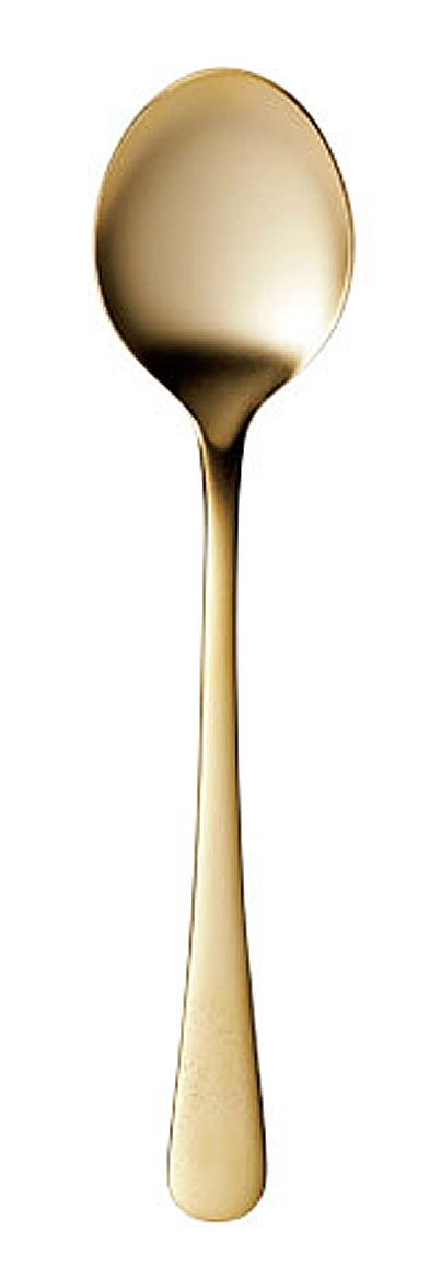 【送料無料】佐藤金属興業 SALUS エレガンテ ティースプーン ゴールド 日本製