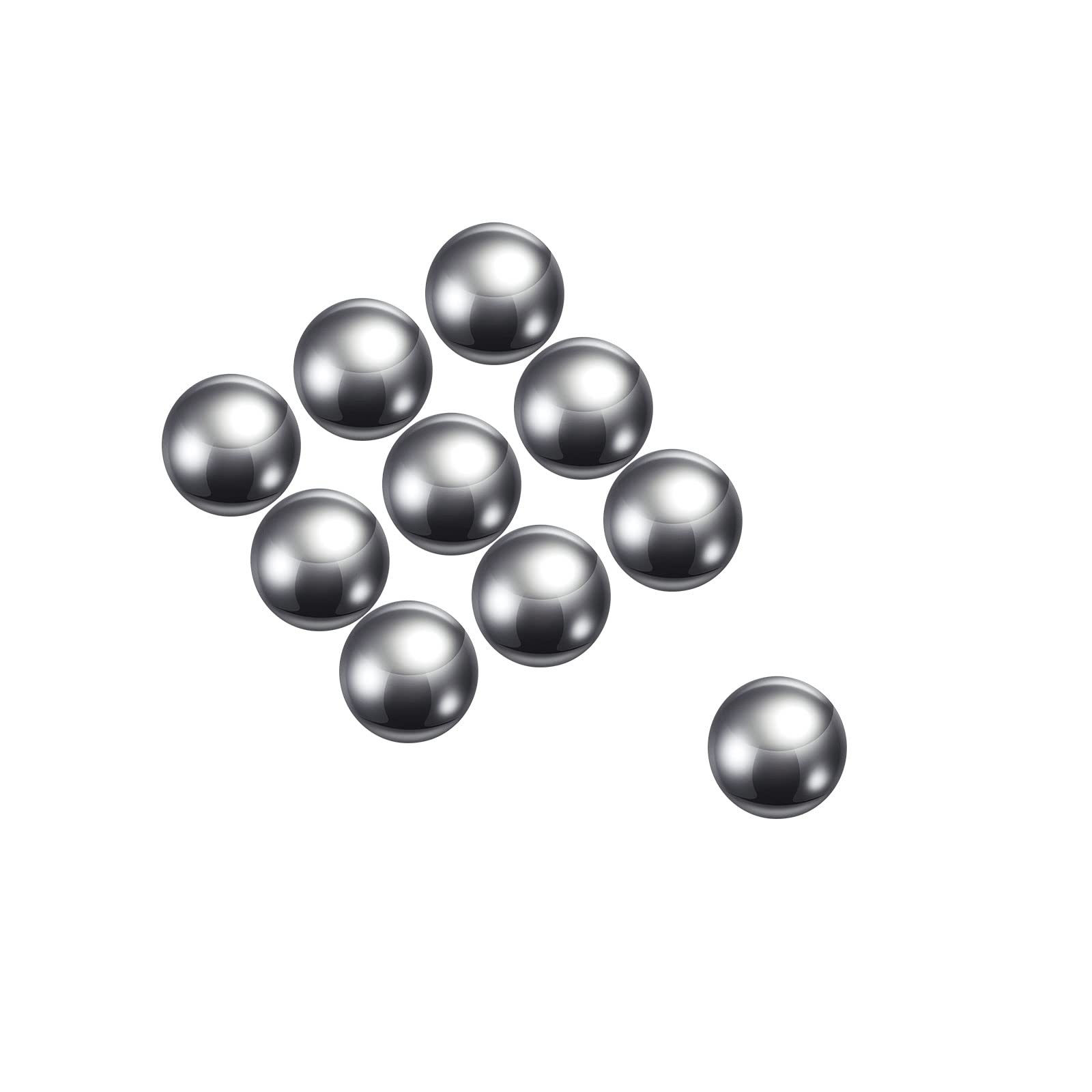 【送料無料】Kozelo 10個 精密ボール 9.5mm 201ステンレス鋼 ベアリング用 固体