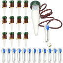 【送料無料】【BEAUTY PLAYER】水やり当番 給水キャップ 植物 12個セット 日本語説明書付き 自動水やり器 自動給水器 サイフォン式 水調整弁付き 挿し込むだけ 植物 植木鉢 園芸 留守用