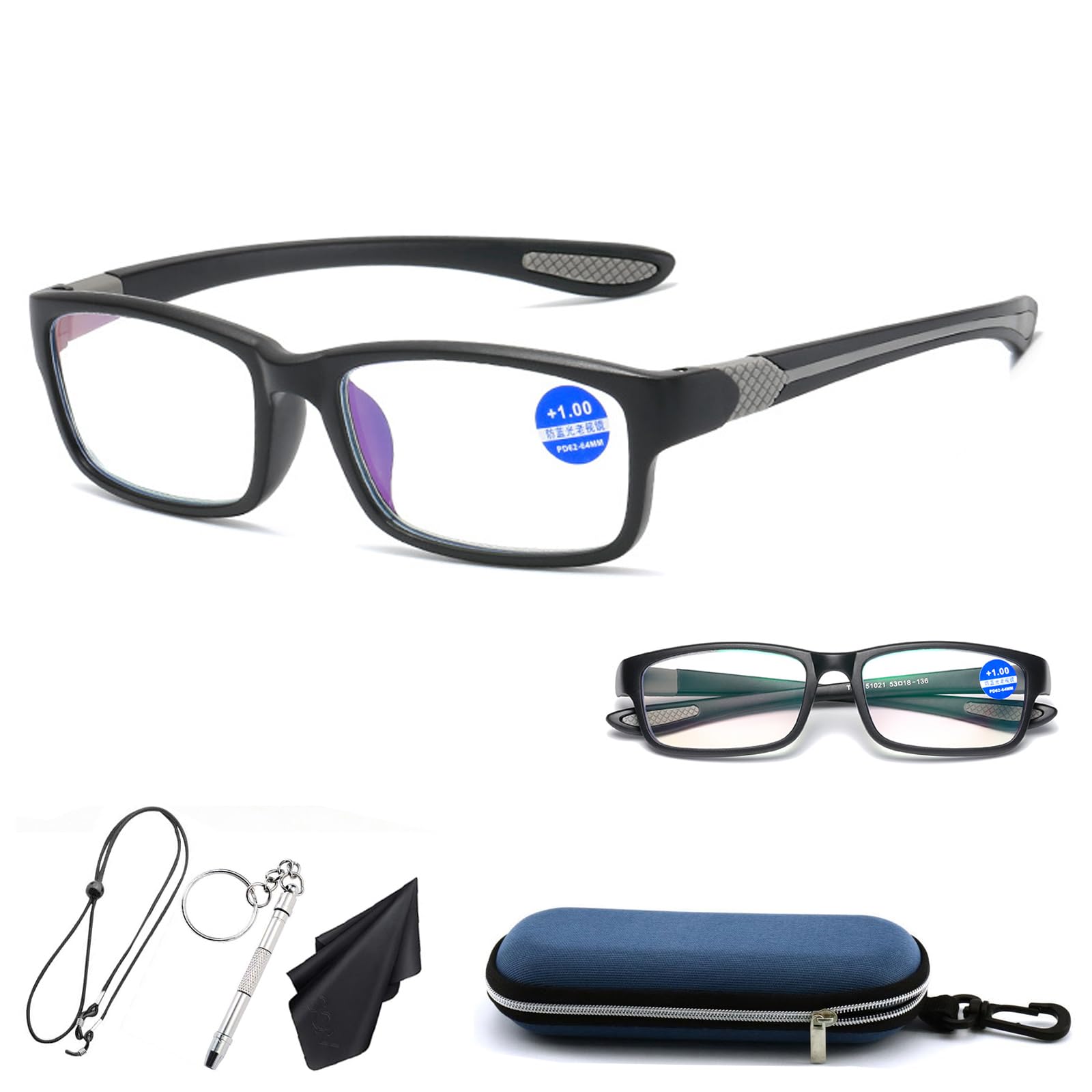 【送料無料】[JINSCOOP] 老眼鏡 おしゃれ 軽量 老眼用メガネ レディース メンズ ブルーライトカット リーディンググラス スポーツメガ..