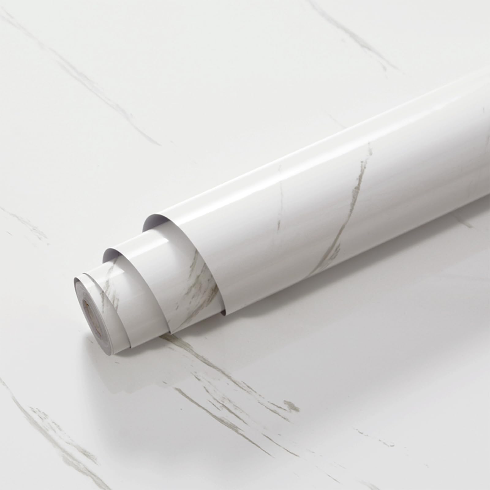 【送料無料】壁紙 TACHIO 光沢型 40cmx3m 壁紙シール 大理石目調 防水防油 リメイクシート テーブル 家具 DIY リフォーム用 賃貸OK 耐熱 剥がせる 模様替え 防カビ カッティングシート 厚手